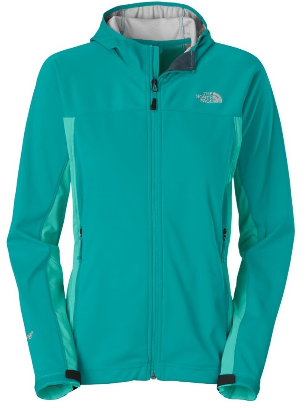 The North Face Women's Cipher Hybrid Softshell Hooded Jacket Windstopper - Teal